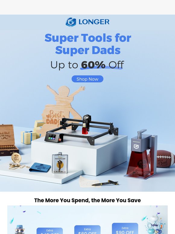 🎉 Father’s Day Deals & Win a 100% Full Refund — Super Tools for Super Dads