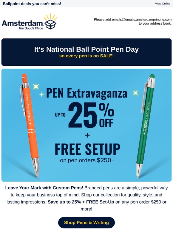 Don’t Blink—This Pen Extravaganza Is Real