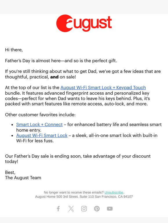 Still Thinking About Dad's Gift? We've Got Ideas.