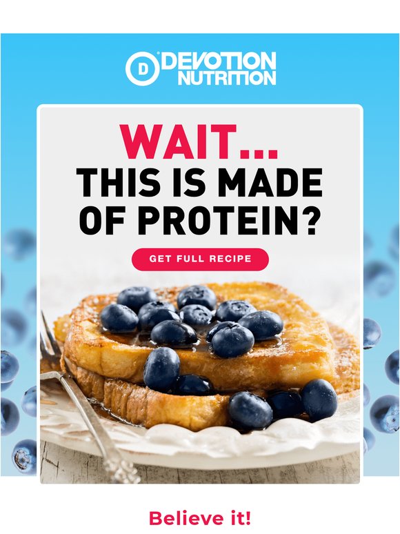 👉 Protein French Toast? Yep.