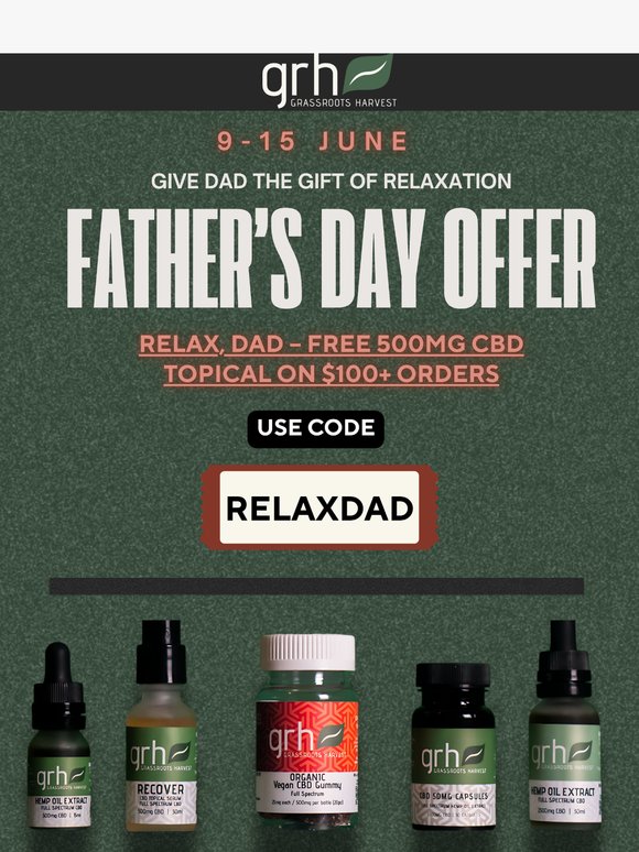 Gift Dad the Chill He Deserves – Free Topical Inside
