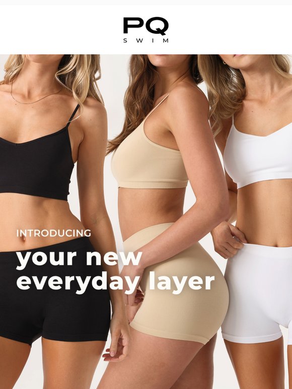 NEW essentials—designed to go under it all.