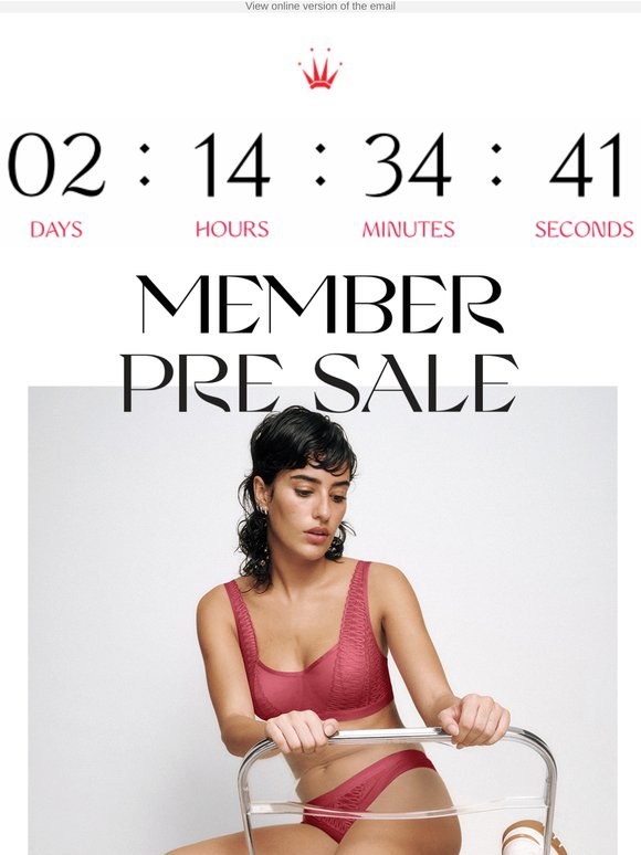 Last chance! MEMBER PRE SALE ends soon – get up to 50% OFF!