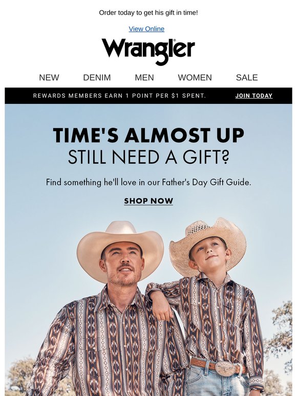 Last chance to get dad's gift by father's day