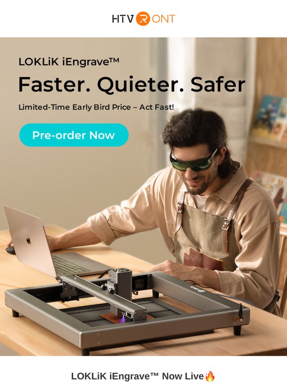 🚀New Laser: LOKLiK iEngrave™ Lauching Today!