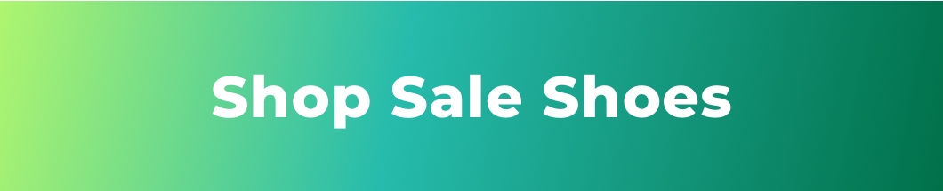 Gradient background with 'Shop sale shoes'