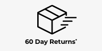 Image of free 60 day returns on a grey background
