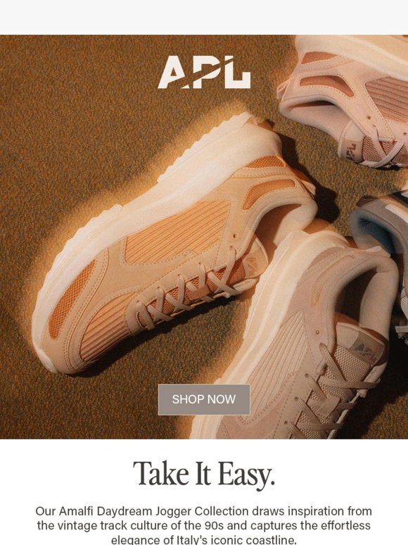 ☀️New Drop: The Jogger, Made for Amalfi Days
