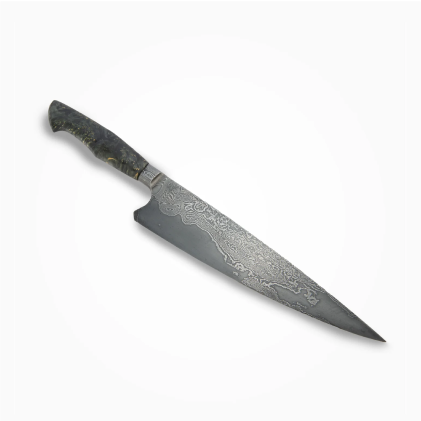 Jack Rellstab Custom 7" Damascus Western Chef #113