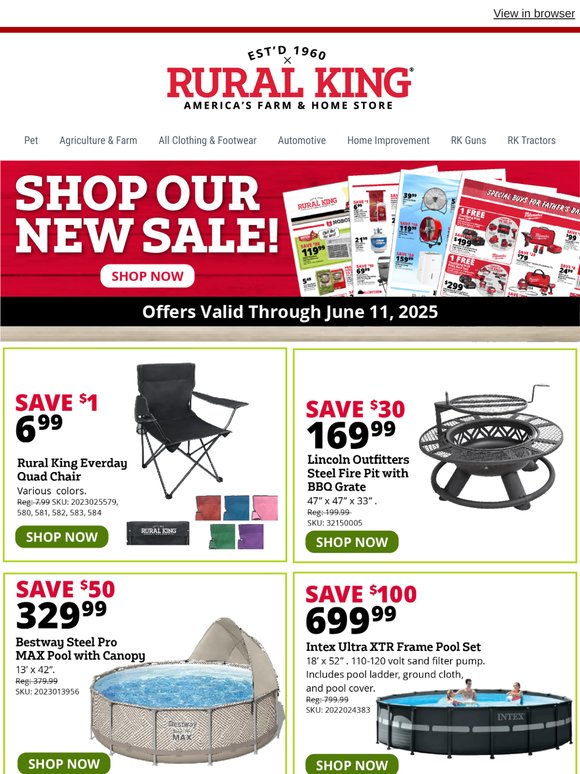 Jump in to Cool Savings! Pools, Patio & More to Get Value Out of Your Summer!