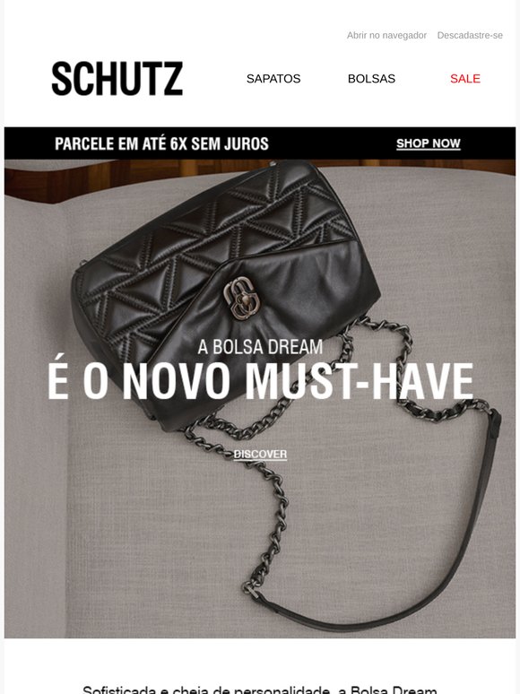 Essa Bolsa será seu novo must-have