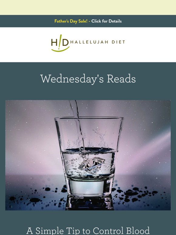 A Simple Tip to Control Blood Sugar: Drink Water Before Meals