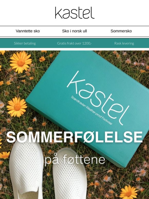 Sommerfølelsen starter med føttene dine ☀️