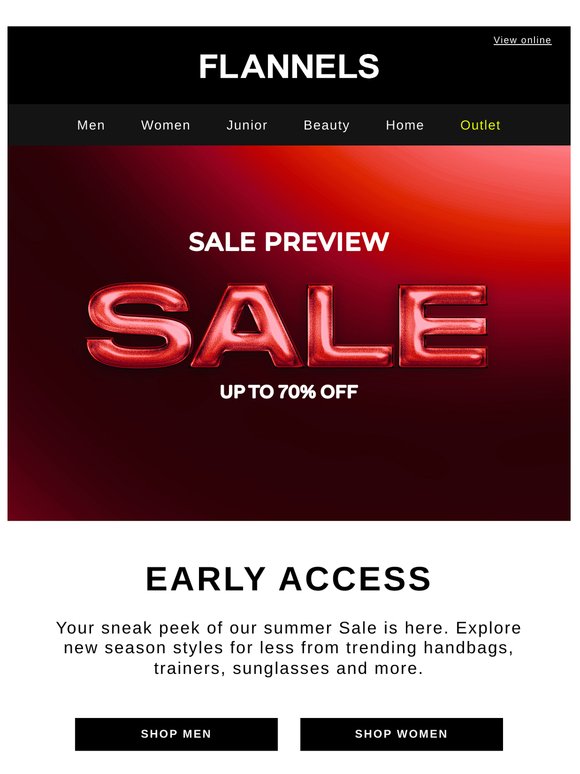 Your Sale preview is here