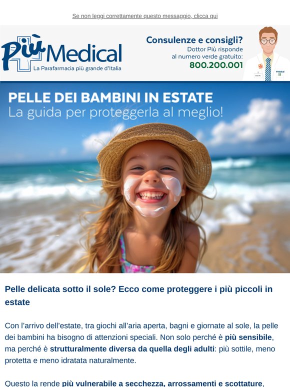 ☀️ Arriva l’estate, serve un’attenzione in più!