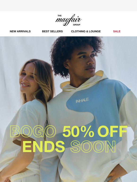 FINAL HOURS: BOGO 50% OFF ENDS SOON
