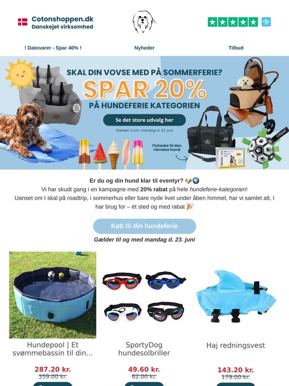 🏖️ Fordi hunde også har brug for ferie