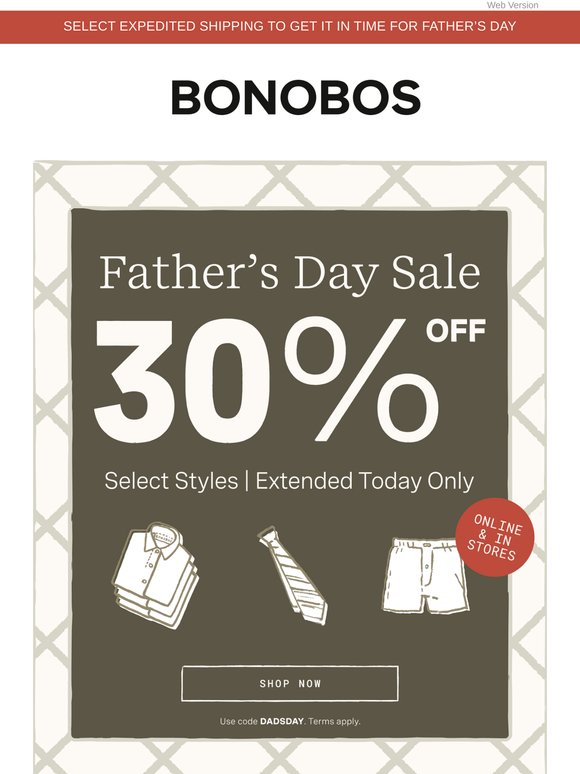30% Off Extended! Get It In Time With Expedited Shipping