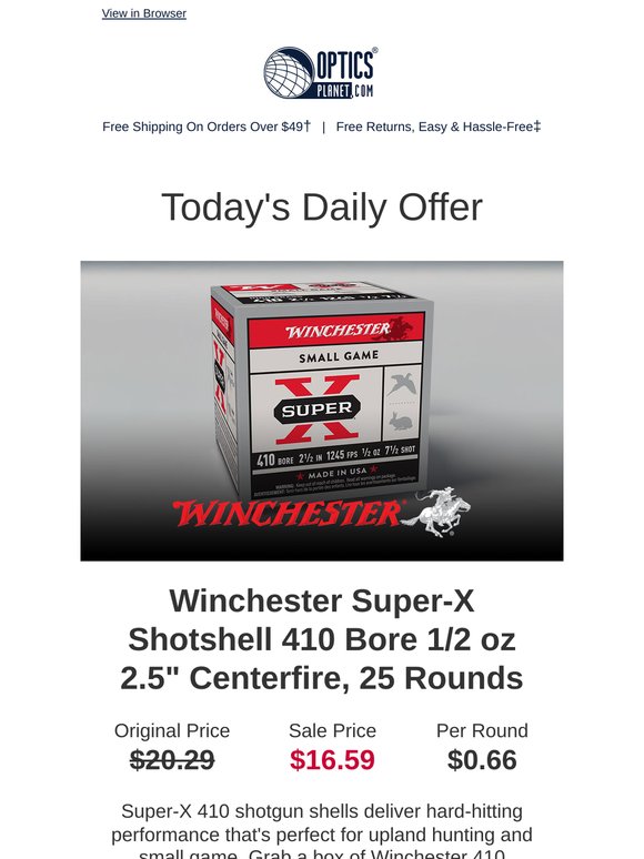 Hot Deals on Winchester 5.56, 12 Gauge & .410 Ammo