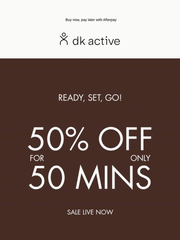🚨 50% OFF SITEWIDE LIVE NOW 🚨