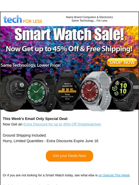 ⌚Upgrade Your Time: Smart Watch Deals!