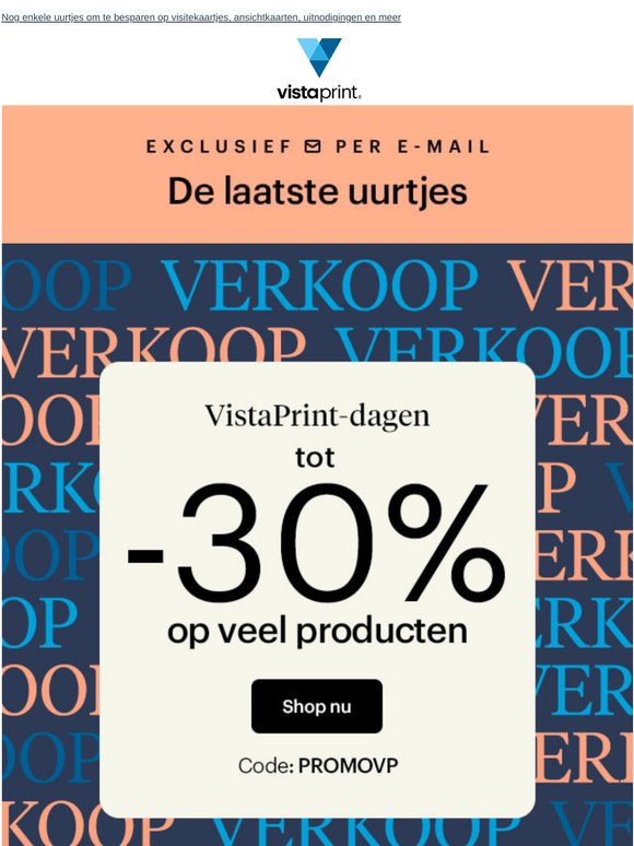 Vaarwel, kortingen 💸 LAATSTE UURTJES tot -30%