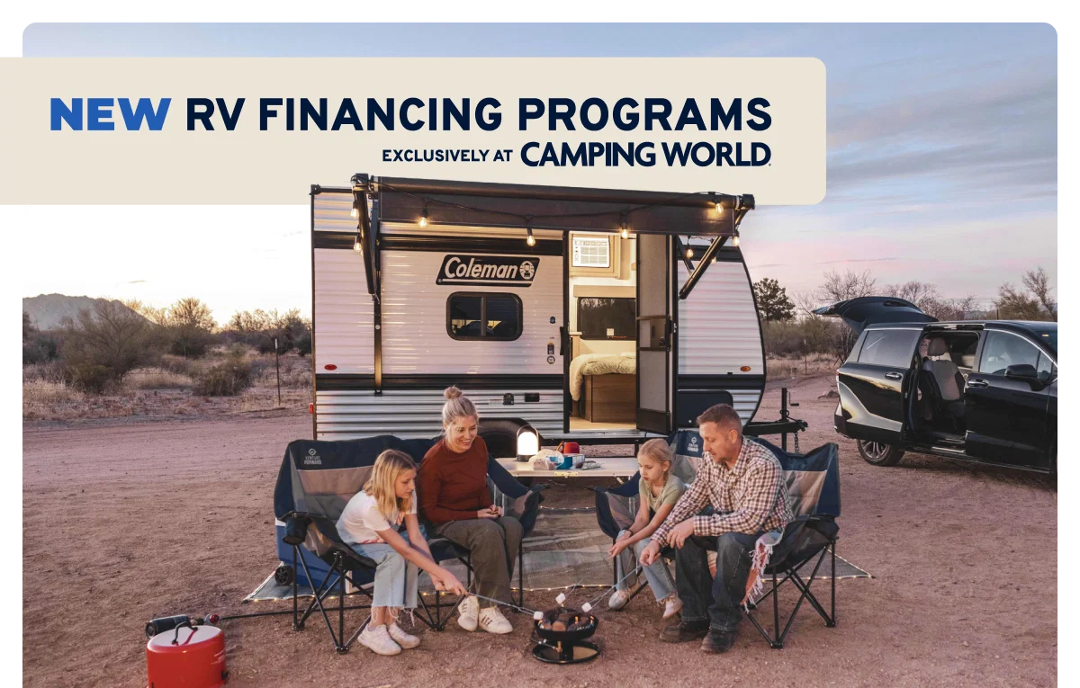 New RV Financing Program exclusively at Camping World