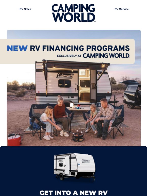 Introducing New RV Financing Programs