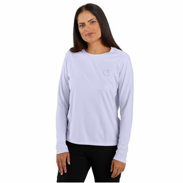 Women's Force Sun Defender™ Relaxed Fit Lightweight Long-Sleeve Logo Graphic T-Shirt