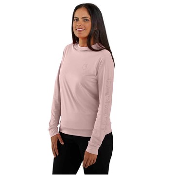 Women's Force Sun Defender™ Relaxed Fit Lightweight Long-Sleeve Hooded Graphic T-Shirt
