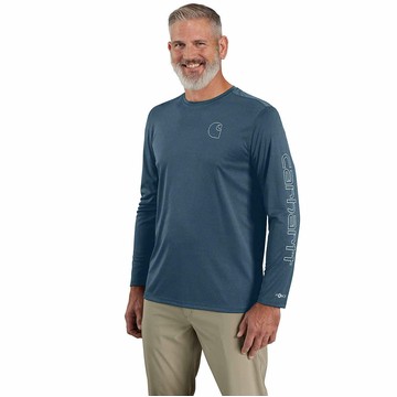Force Sun Defender™ Lightweight Long-Sleeve Logo Graphic T-Shirt
