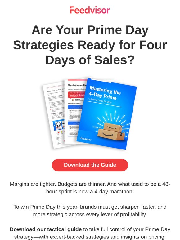 4 Days. 1 Plan. Dominate Prime Day with THESE Expert Strategies