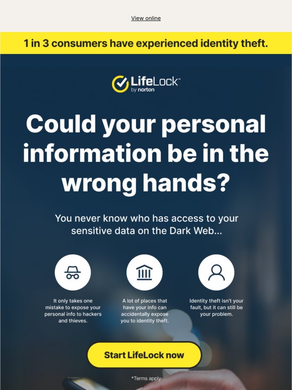 Is your identity secure? Or for sale on the dark web. 👀