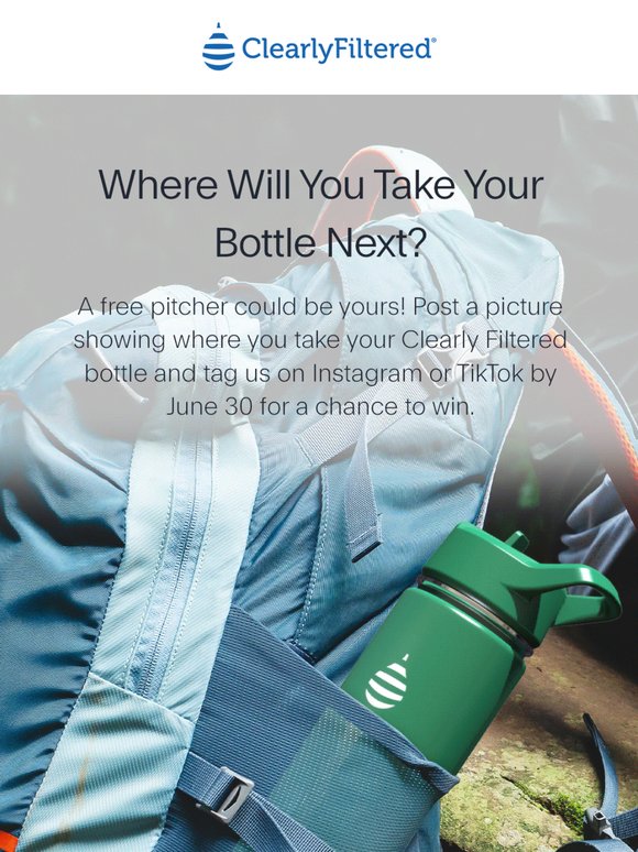 Show Off Your Bottle To Win A Free Pitcher 📸