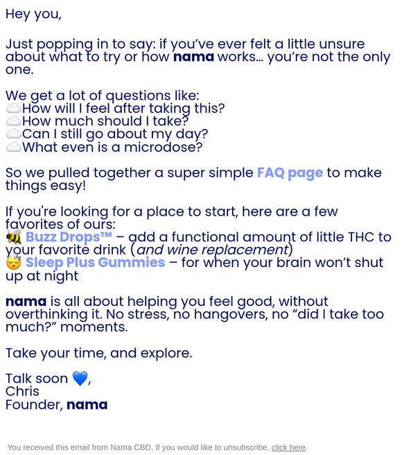 want the scoop on nama? 😊☁️🫐