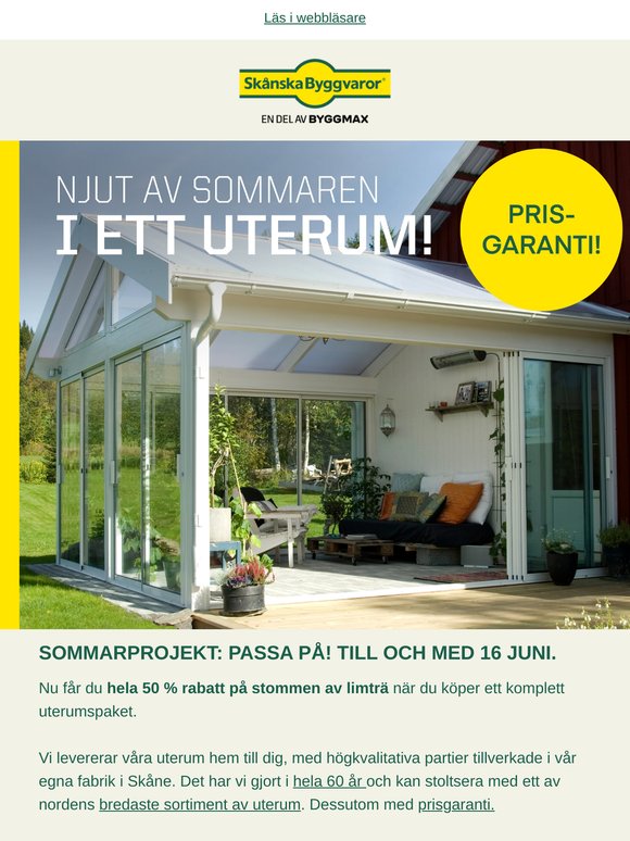✅ Till och med 16 juni! Passa på och beställ nu och var redo till sommaren!