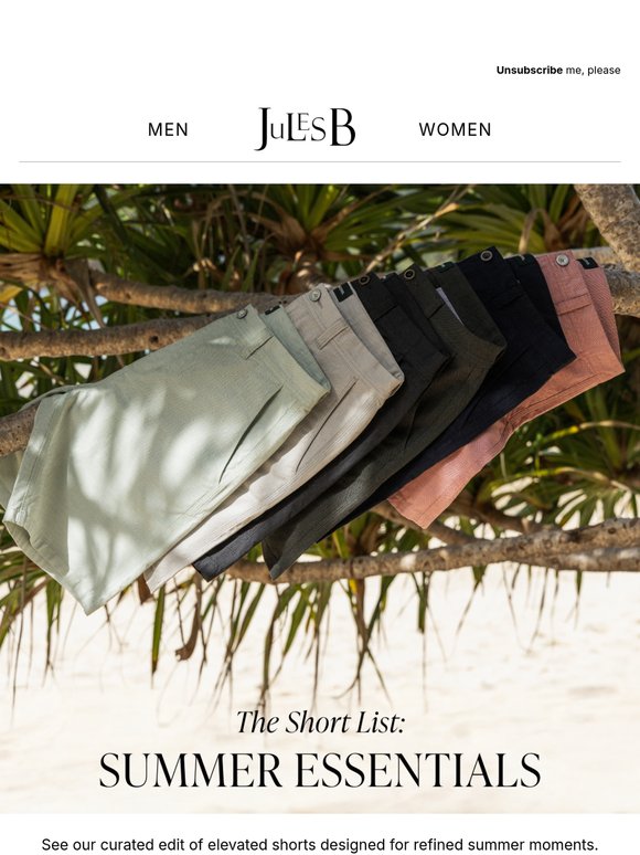 Sun’s Out, Shorts On