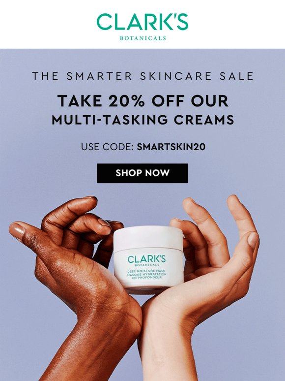 20% Off Smart Skincare Starts Now