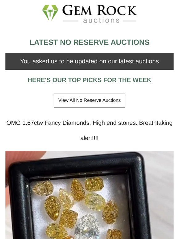 💥 Gemstone Auctions Finishing Soon - Don't Miss Out