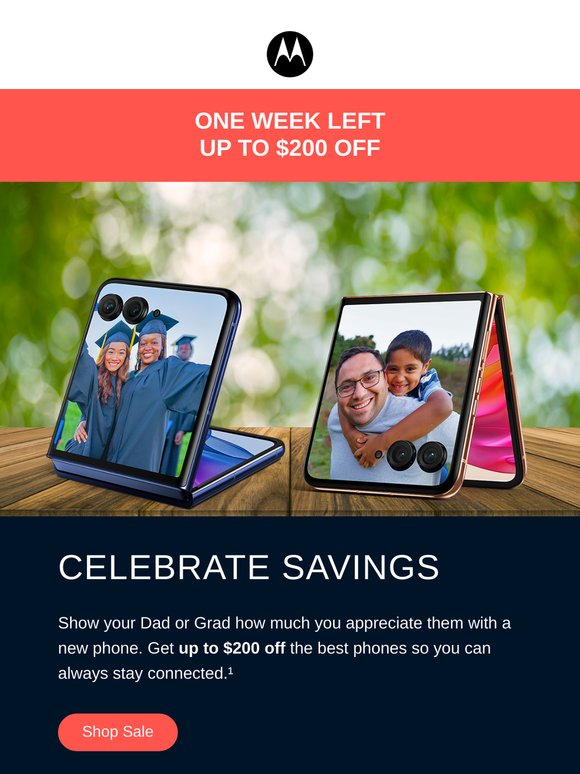 Save big for your Dad or Grad 💙💚