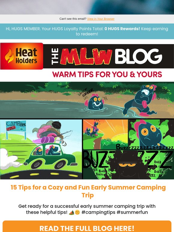 Hey , ready for a successful early summer camping trip? 🏕️