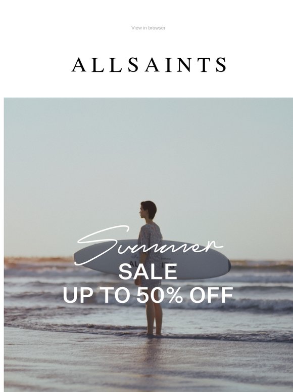 SALE Now On – Up To 50% Off