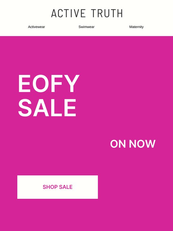 EOFY = Every Favourite On Sale