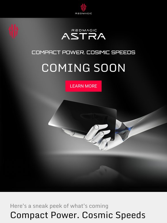 🚀 REDMAGIC Astra Gaming Tablet｜Compact Power. Cosmic Speeds.