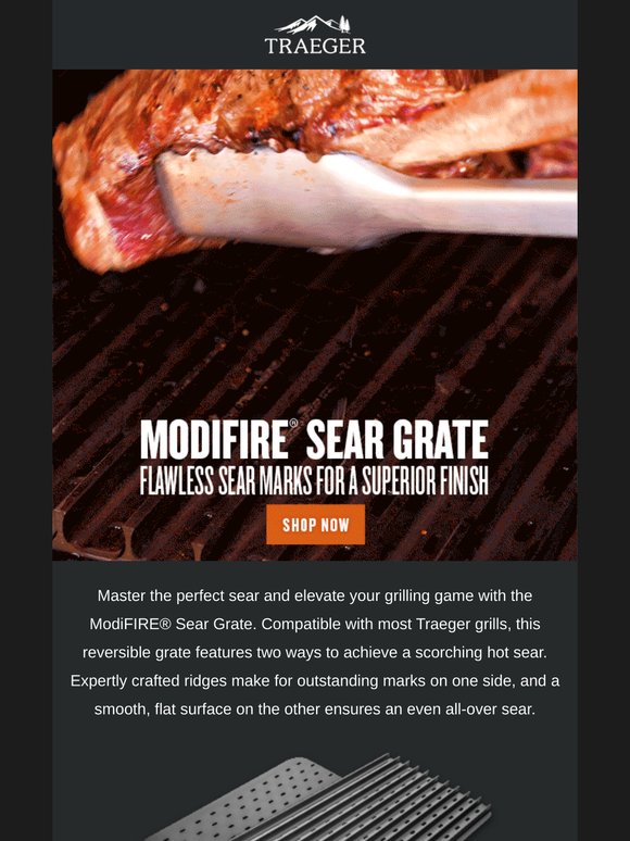 Unlock Superior Sear Marks with the ModiFIRE® Sear Grate
