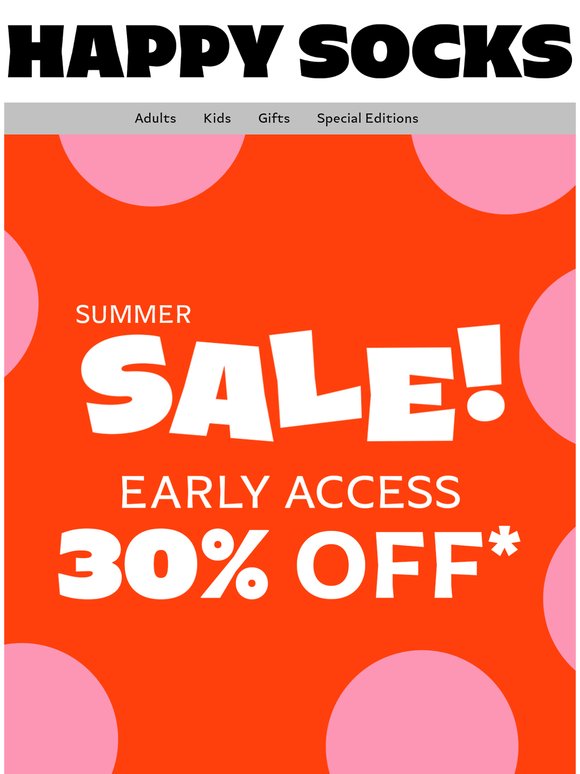 SALE Early Access—30% OFF!