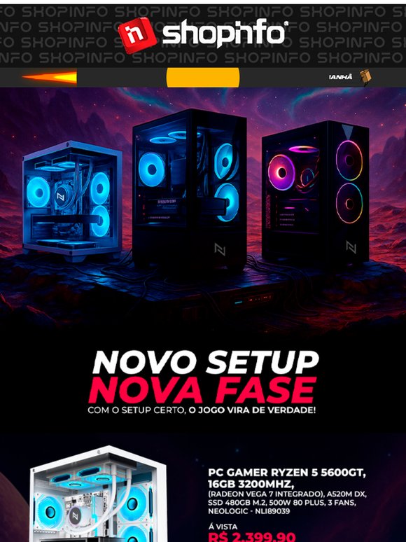 🎮Novo setup, nova fase. Pronto pra evoluir?