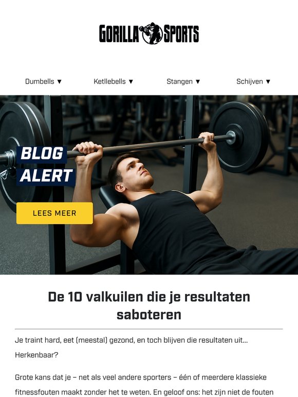 Maak jij deze fitnessfout (zonder dat je het doorhebt)?