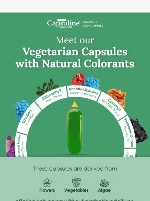 ⚠️Trending Alert: Capsules with Natural Colorants