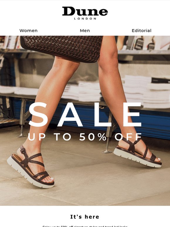 Enjoy up to 50% off